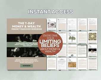 2026 Money Manifestation Workbook Money Prosperity Mindset 2026 Money Planner Vision Board