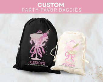 Personalized Hangover Draw String Bag Wedding Favor 21st Birthday Hangover Custom Girls Trip Bag Recovery Party Favor Hangover Goodie Bag