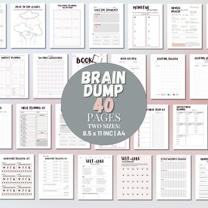 Brain Dump Printable PDF, ADHD Brain Dump Planner, Thoughts Organizer, Priority Matrix, Journal Printable, Digital Download PDF, ADHD, A4 Printable Brain Dump Pages, Brain Dump Notebook, Brain Dump Worksheets Printable Planner Brain Dump, Organized Brain Dump Pdf, Brain Dump Minimalist Printable, Printable Planner Brain Dump, Brain Dump List Sheet, Monthly Brain Dump Insert Organization  Worksheet, Brain Dump Weekly Planner Brain Dump Digital Braindump Digital Downloads to Do
Brain Dump Planner