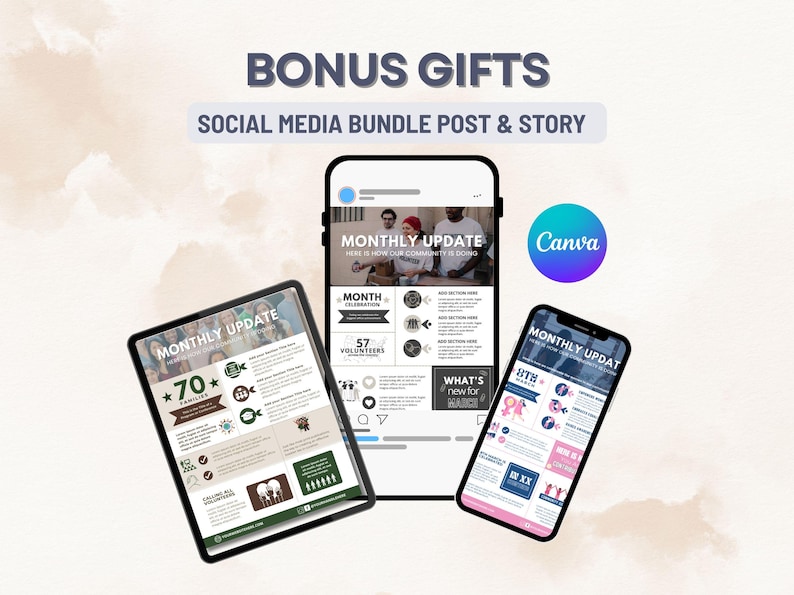 nonprofit one pager template bundle indesign nonprofit one pager template nonprofit one pager for capital campaign canva infographic template showit template for non profit consultant nonprofit newsletter template