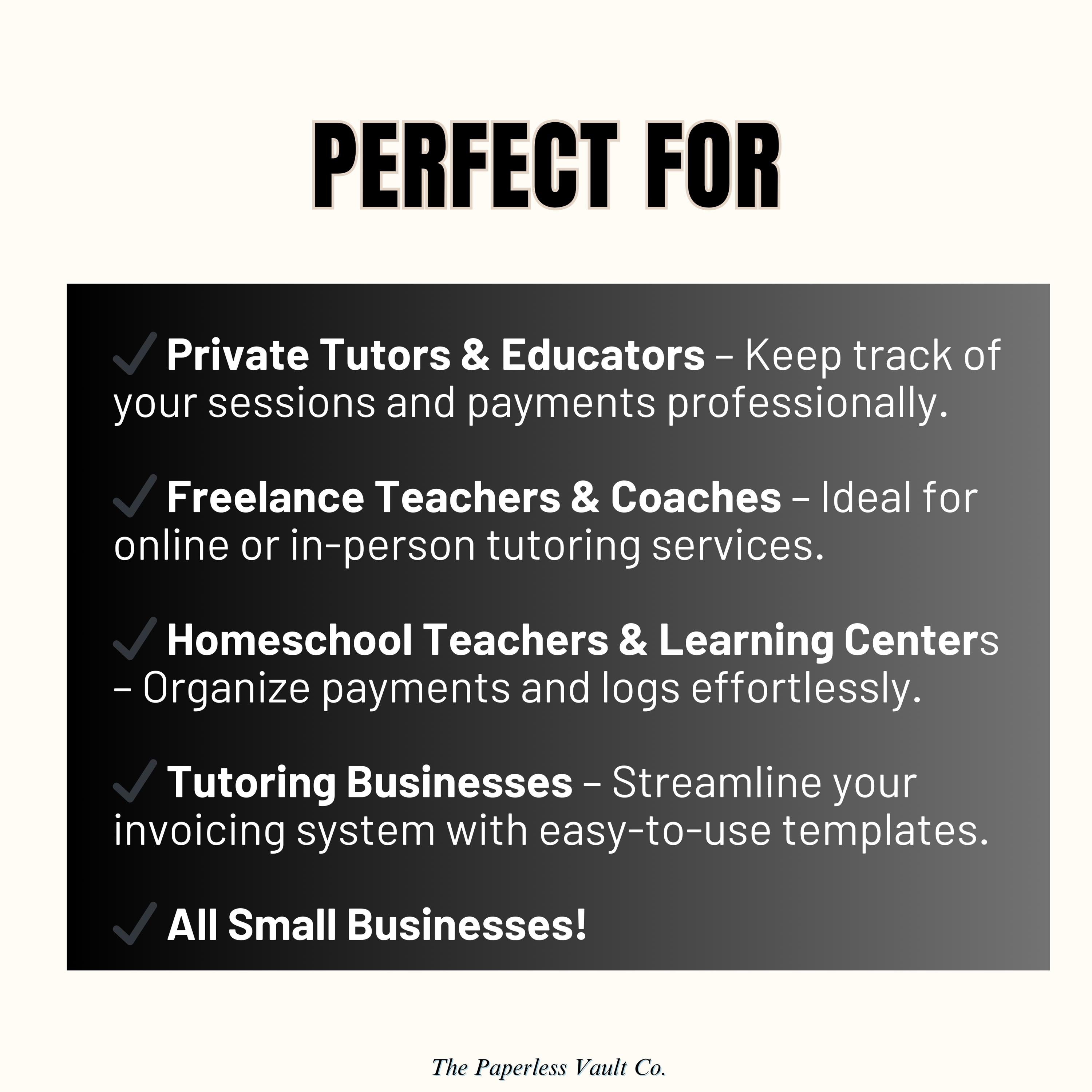 Editable Tutor Invoice Template: Canva & Google Sheets (digital ...