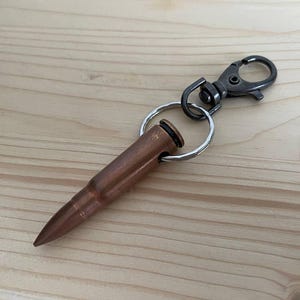 7.62X39 Bullet key ring, Caliber 7.62X39 FMJ Bullet