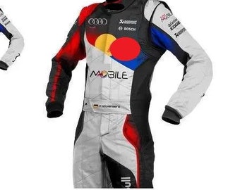 Costume De Course Go Kart CIK/FIA Niveau 2 Homologué Impression Numérique (neuf)