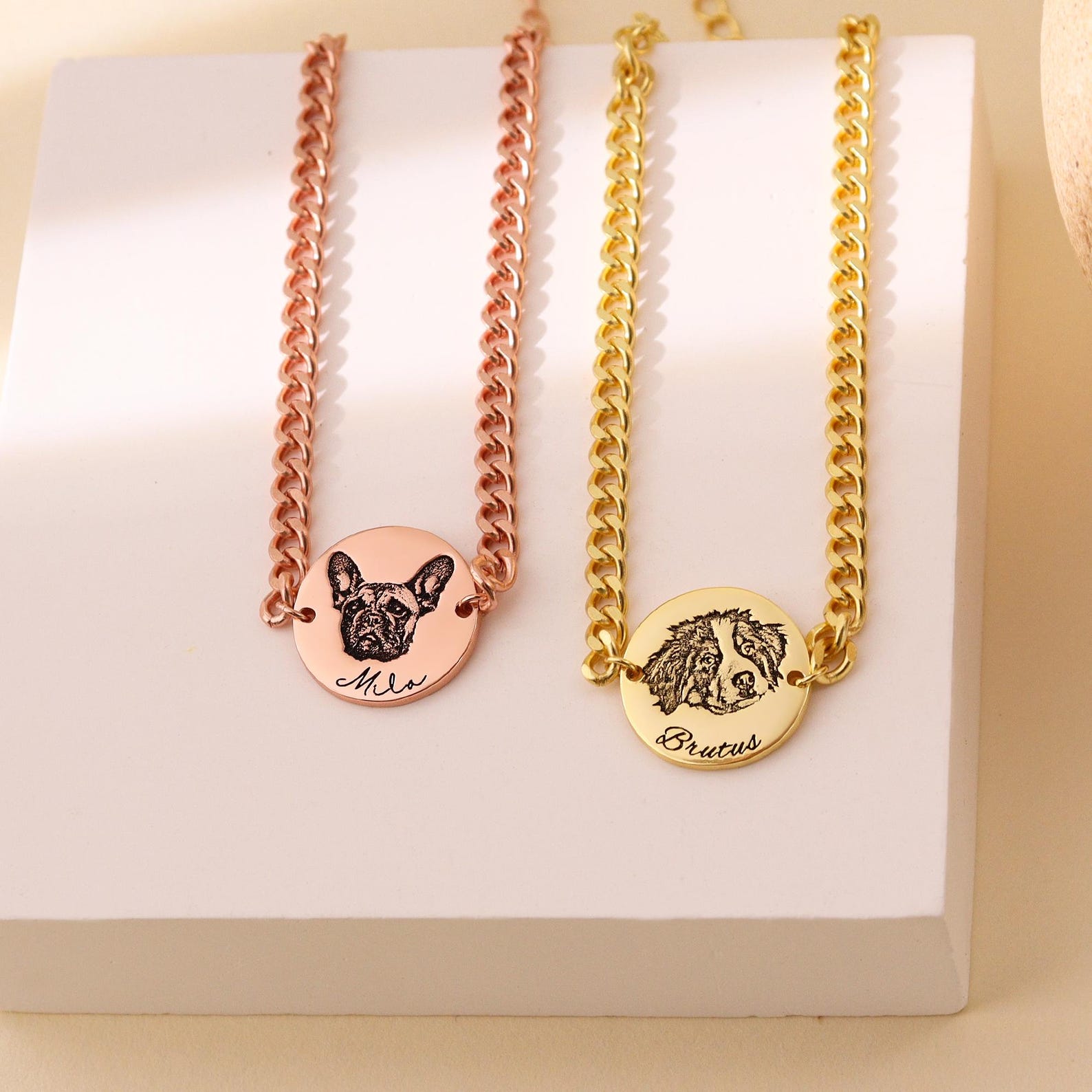 Pet Portrait Custom Bracelet for Dog Mom, Pet Photo Bracelet ...
