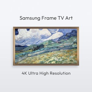 Van Gogh "Saint Remy" Samsung Rahmen TV Art. Berühmtes Gemälde (4K Digital Poster Download)