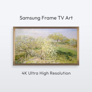 Monet "Spring" Samsung Frame TV Art. Famous Painting (4K Digital Print Download)