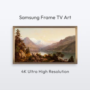 Samsung Frame TV Art &quot;Emerald Bay, Lake Tahoe&quot; Landschaft Ölgemälde (Digitaler Download)