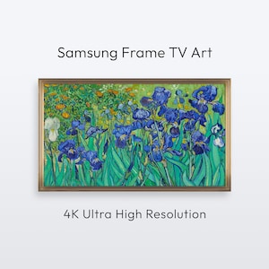 Vincent van Gogh | Samsung Frame TV Art | Irises | Classical Painting | Digital Print Download | Famous Artwork