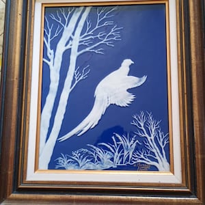 Limoges Porzellangemälde, gemalt von Maurice Marraud