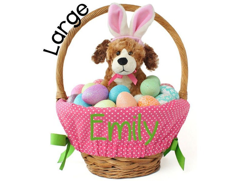 Large Personalized Easter Basket Liner for Oversized Easter Etsy
