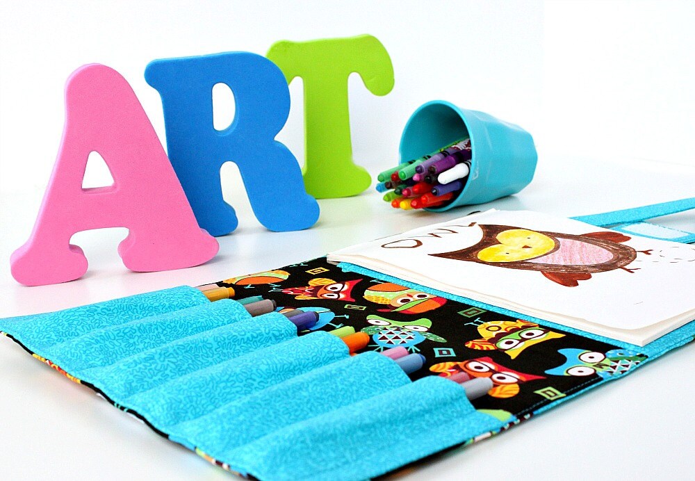 Crayon Wallet Crayon Case Children's Art Toy Crayon Etsy