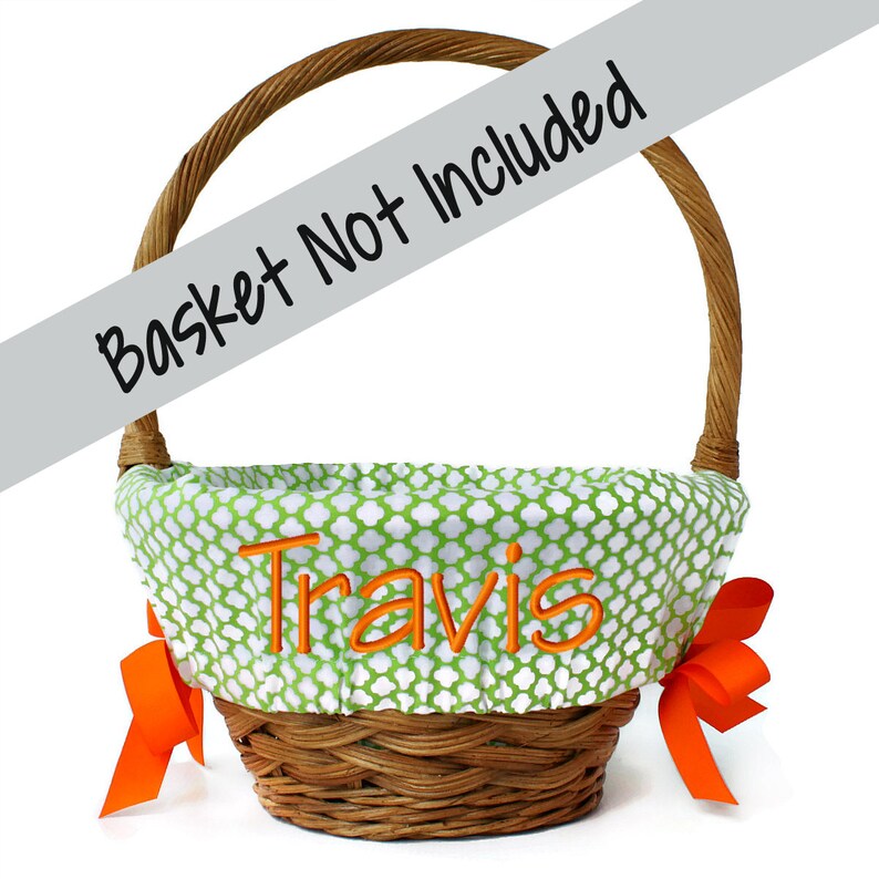 Personalized Easter Basket Liner Size Small Easter Basket Etsy
