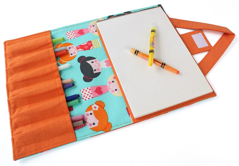 Crayon Case With Option to Add Name Crayon Wallet Etsy