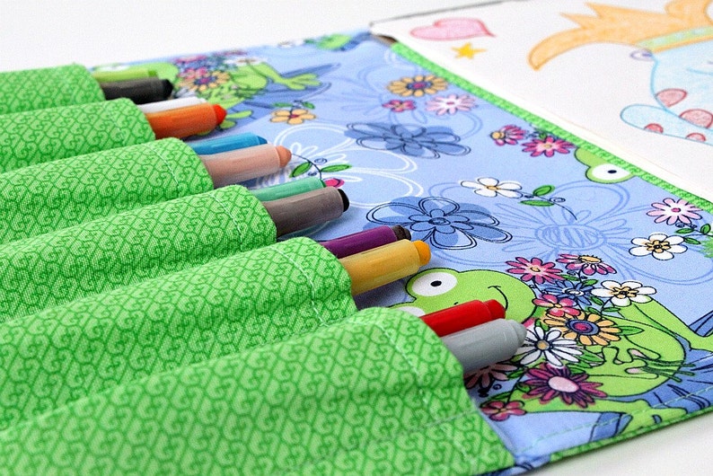 Crayon wallet crayon case children's art toy crayon Etsy
