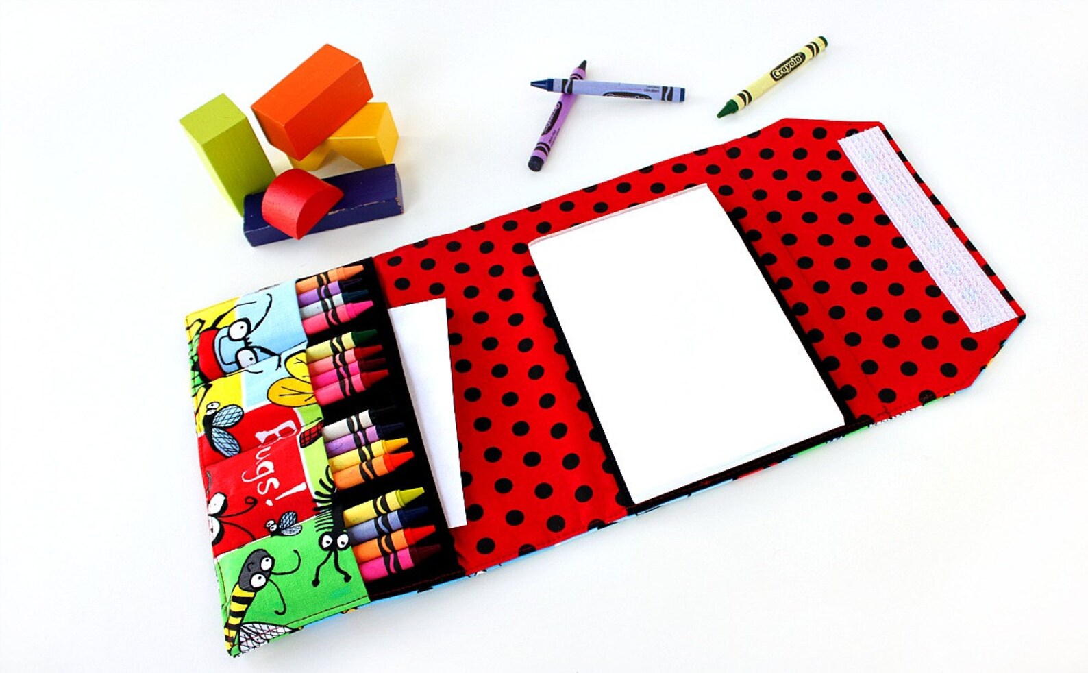 Crayon Wallet Crayon Organizer Children's Coloring Toy Etsy
