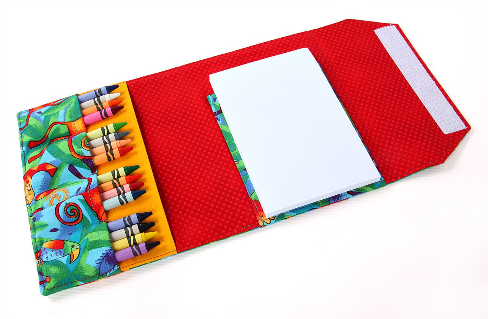 Crayon Wallet With Option to Add a Name Crayon Organizer Etsy
