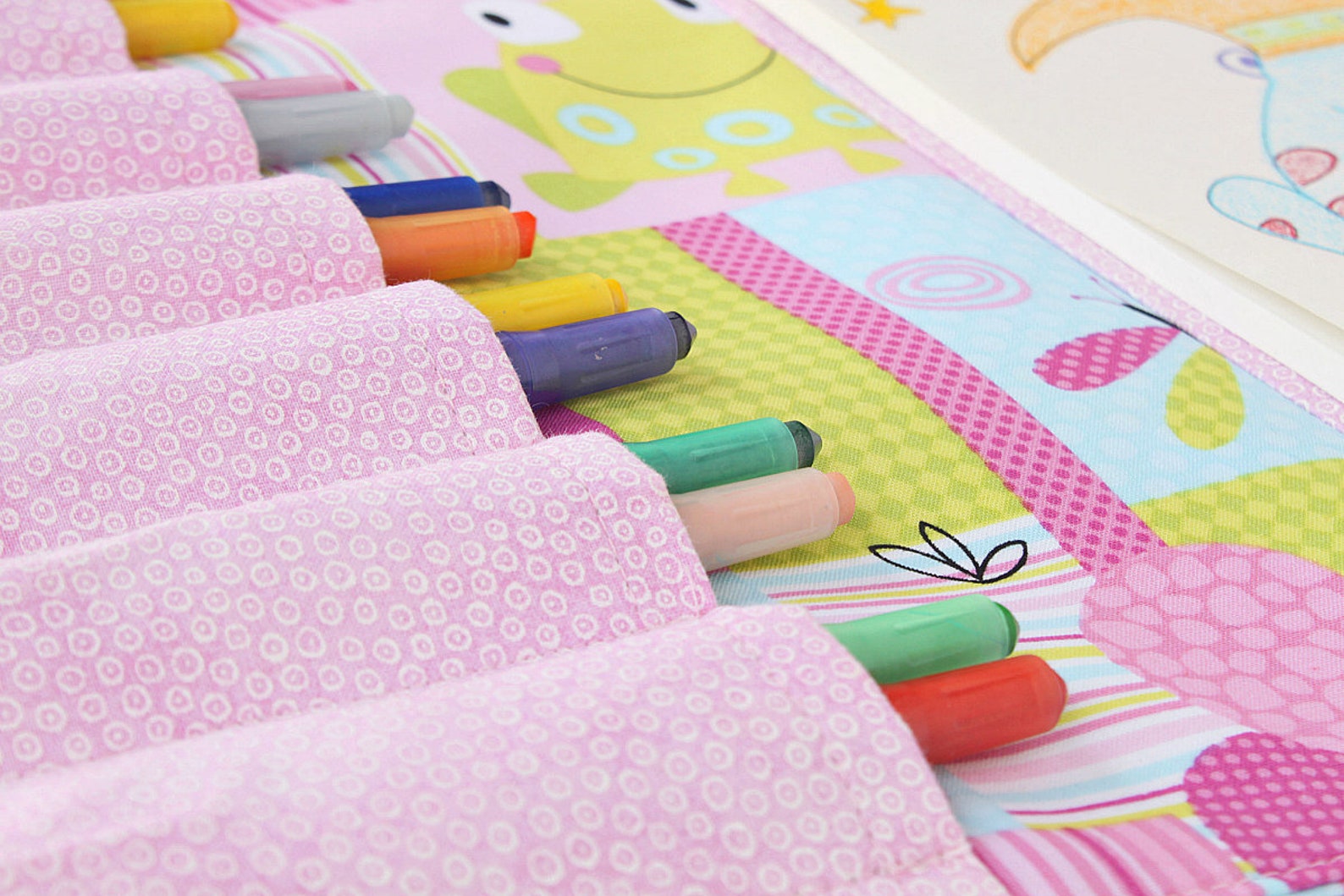 Crayon Wallet Crayon Case Children's Art Toy Crayon Etsy