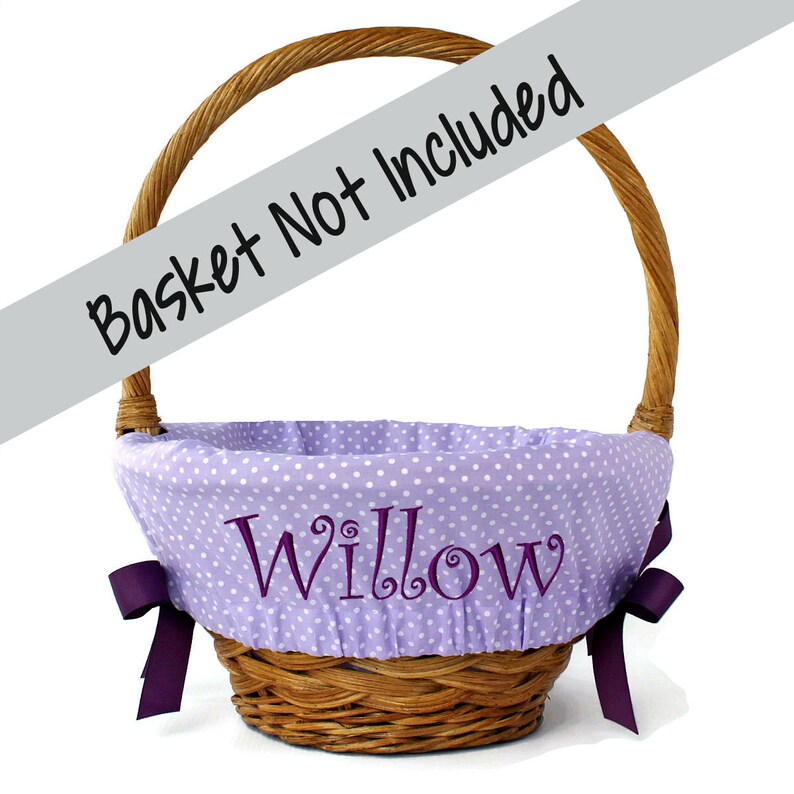 Large Personalized Easter Basket Liner for Oversized Easter Etsy