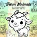 Farm Animals Coloring Pages PDF Printable for Kids and Adults 30 Farm ...