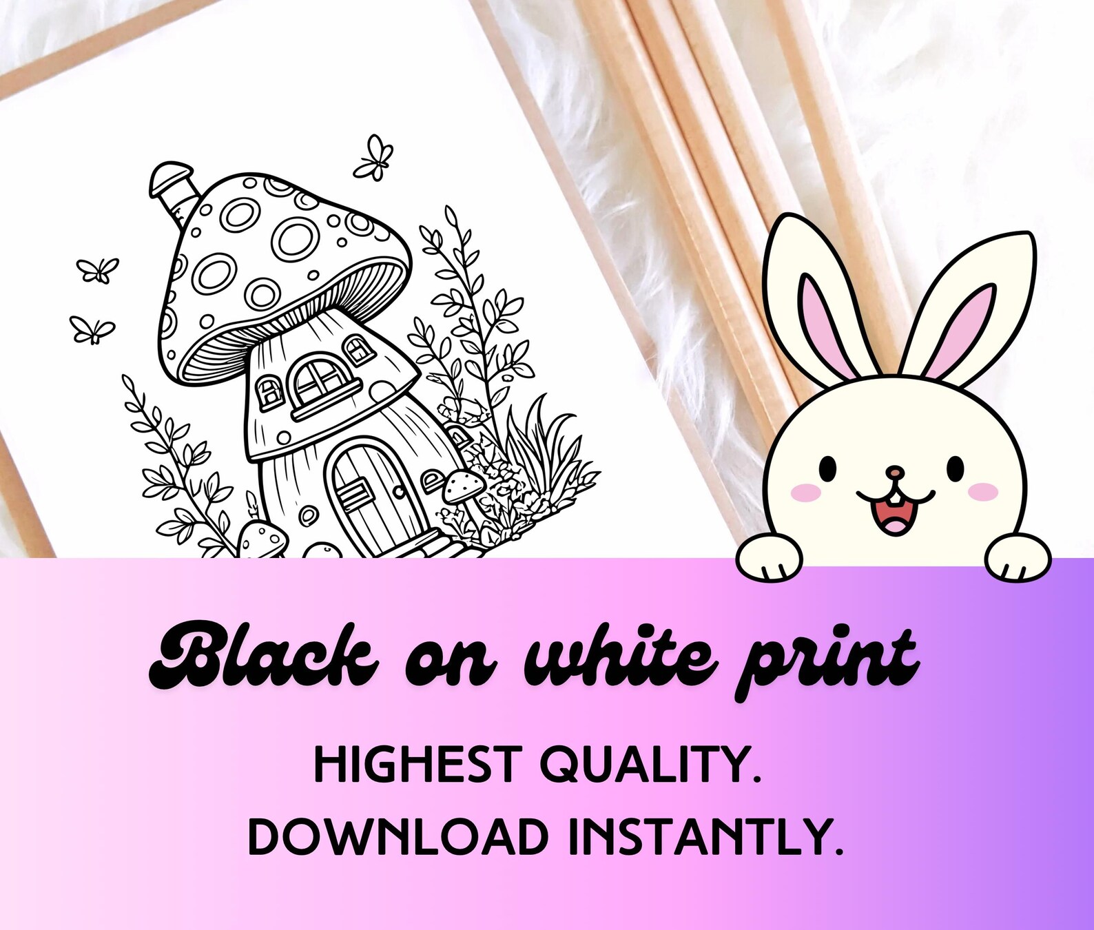 Mushroom House Coloring Pages PDF Printable for Kids and Adults 15 Mushroom Houses Coloring Book ...