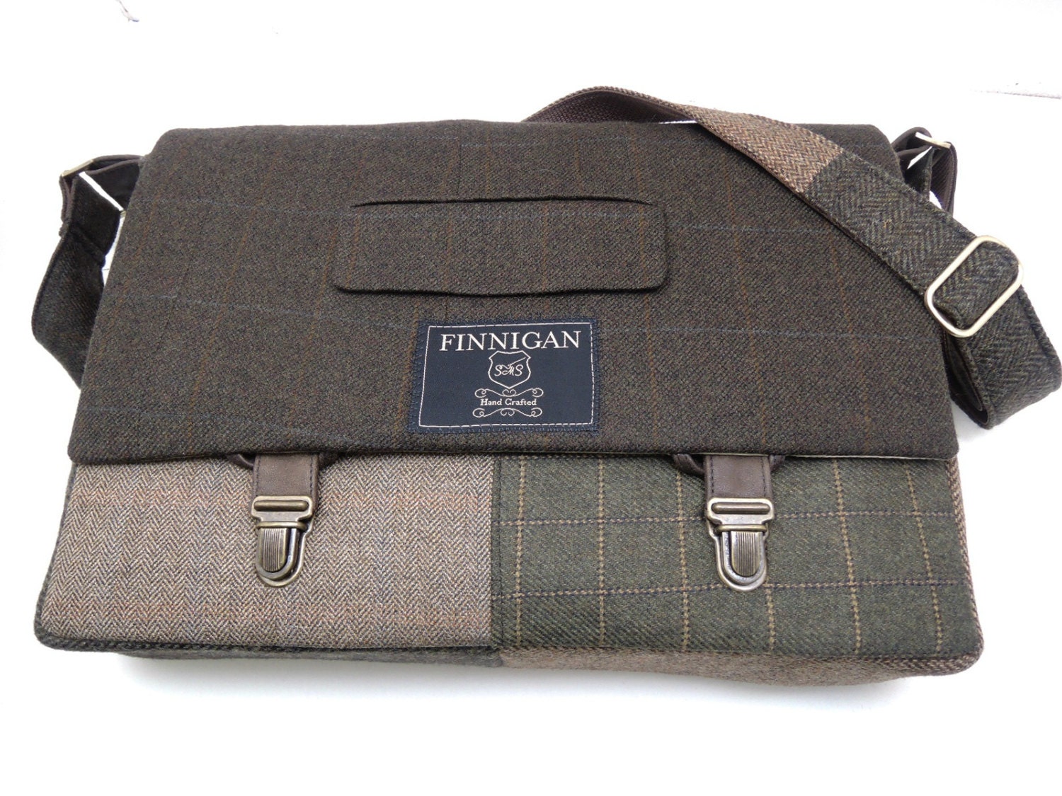 Mens 15 laptop Messenger Bag 15 Macbook Pro | Etsy