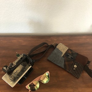 Riñonera, riñonera, riñonera para mujer, riñonera, riñonera, bolso bandolera, bolso reciclado para mujer, cartera de mano para mujer, bolso de mano para mujer
