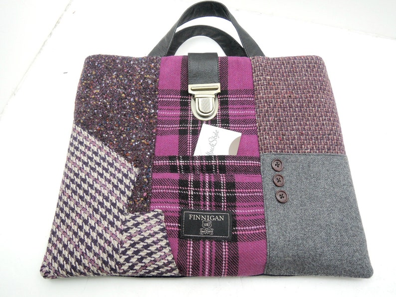 Macbook Sleeve Ipad Case Tote Recycled Suit Coat Laptop Etsy