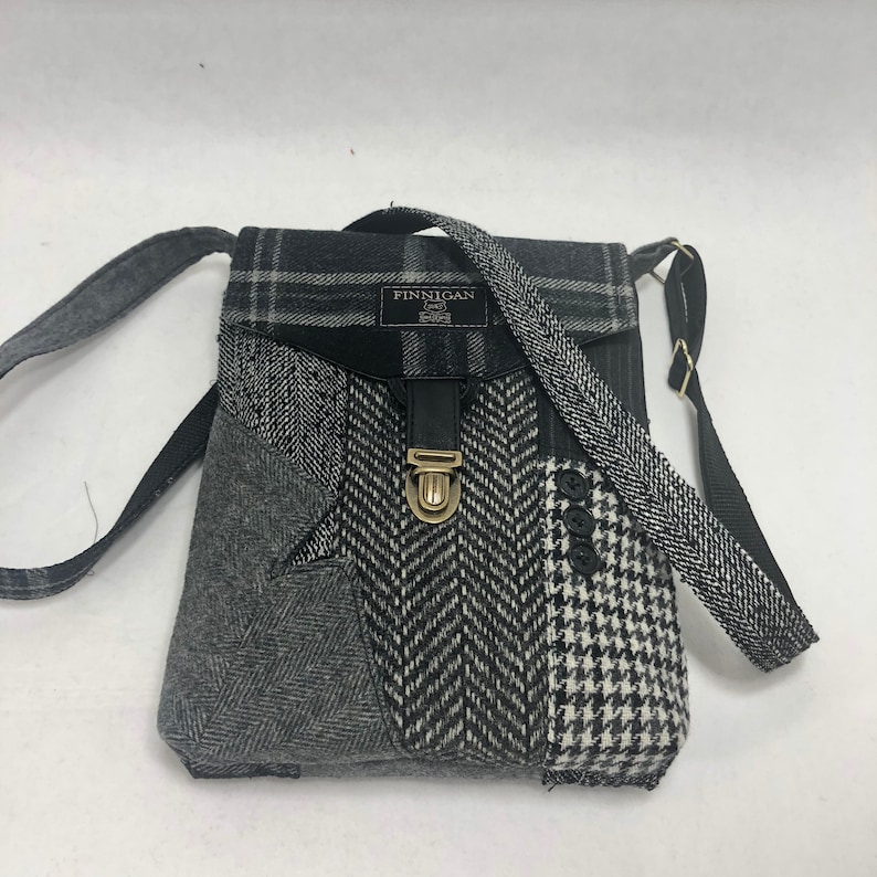 Recycled Purse Crossbody Bag Crossbody Purse Recycled Etsy