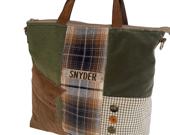 Custom Memory Tote Bag from Loved Ones Clothing, Memorial Gift