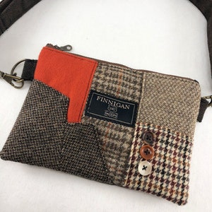 Riñonera, riñonera, riñonera para mujer, minibolso, bolso de cintura, bolso cruzado, bolso reciclado para mujer, cartera de mano para mujer, bolso de mano para mujer
