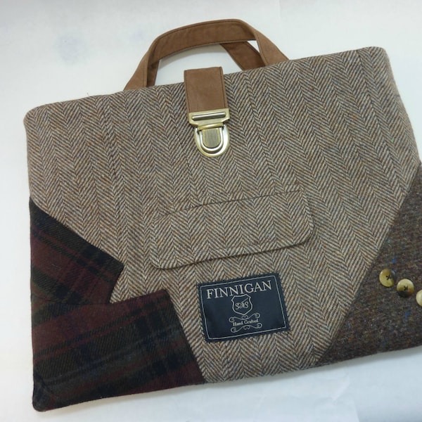Funda para portátil de 15 pulgadas con traje reciclado y bolsa acolchada para tableta