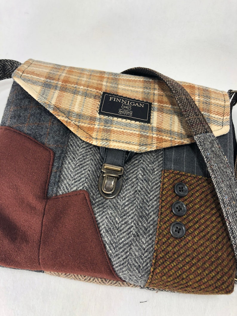 Recycled Purse Crossbody Bag Crossbody Purse Recycled Etsy