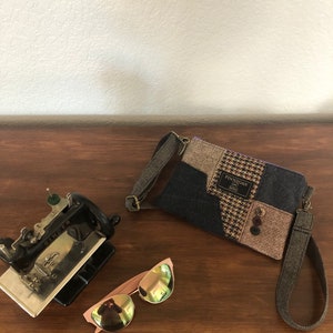 Riñonera, riñonera, riñonera para mujer, riñonera, riñonera, bolso bandolera, bolso reciclado para mujer, cartera de mano para mujer, bolso de mano para mujer