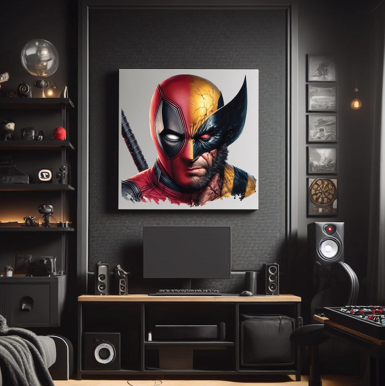 Deadpool and Wolverine, png x 5, Deadpool and Wolverine-T-shirtontwerp, Deadpool-sublimatie, Deadpool and Wolverine-film, png PNGEgg afbeelding 8