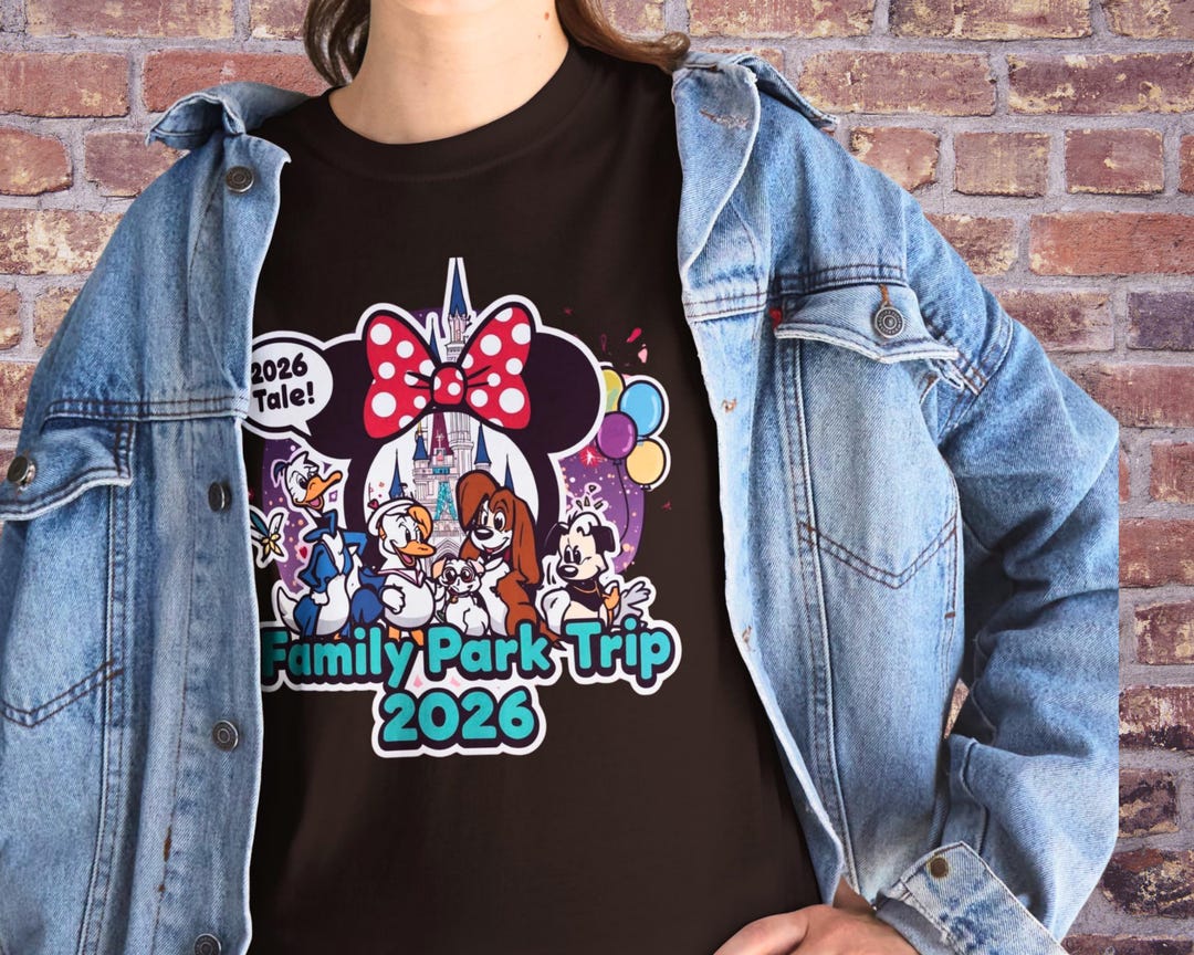 Family Park Trip 2026 Shirt Cartoon Castle Vacation Tee Etsy Il T8qb 