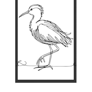 Beau poster imprimé dessin au trait A4 - Divers beaux modèles de décoration d'intérieur sans cadre - Décoration décorative en carton premium