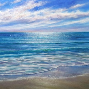 Carte de voeux Seascape Beach ~ The Serene Shore