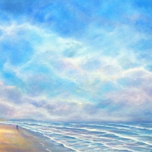 Seascape Beach Greeting Card ~ Summer Days