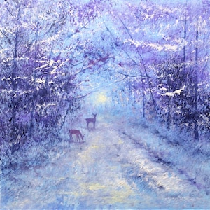 Winter Woodland Canvas Print ~ One Winter&#39;s Day