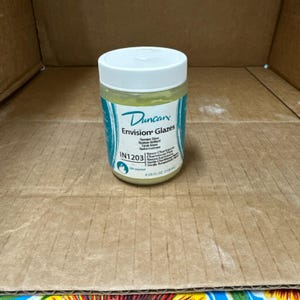 Esmalte neón chartreuse Duncan Envision Glaze IN1203 de 4 onzas
