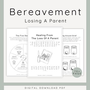 Grief Workbook: Healing After Loss of Parent (CBT & DBT) - Digital Journal