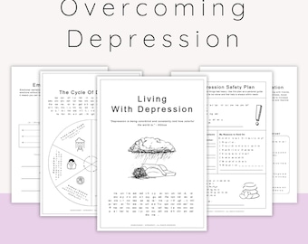 Healing from Depression Workbook - CBT & DBT-Basiertes Selbsthilfe-Journal, Ressourcen für psychische Gesundheit, Therapieleitfaden für ein Leben mit Depressionen