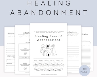 Fear of Abandonment Workbook: CBT & DBT Self-Help Journal (PDF Download A4/A5