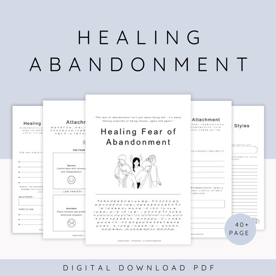 Fear of Abandonment Workbook: CBT & DBT Self-Help Journal (PDF Download A4/A5
