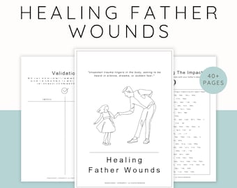Father Wounds Healing Workbook: Inner Child, Trauma (PDF Download A4/A5