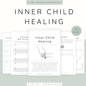 Healing The Inner Child Workbook, Processing Childhood Trauma, CBT & DBT Self-Help Guide for Reparenting Yourself, Emotional Healing Journal