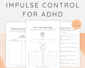 ADHD衝動制御ワークブック：CBTに着想を得た自己制御ツール（PDFダウンロード可能）