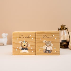 Personalized Animal Piggy Bank,Custom Baby Money Box,Children Wooden Money Box with Name,Cash Box for Child, Baby Birthday, Baby Shower Gift