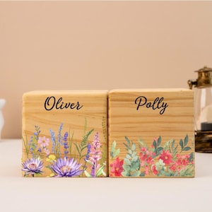 Custom Birth Flowers Money Box,Personalized Baby Name Piggy Bank,Flower Piggy Bank,Kids Birthday Gift,Children Wooden Money Box with Name,