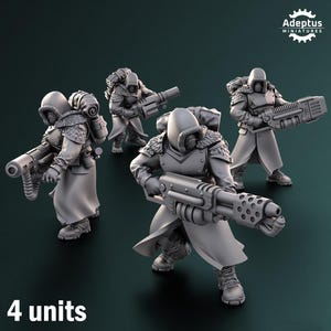 Special weapons. Frostguard Regiment. Imperial Guard [Adeptus Miniatures]